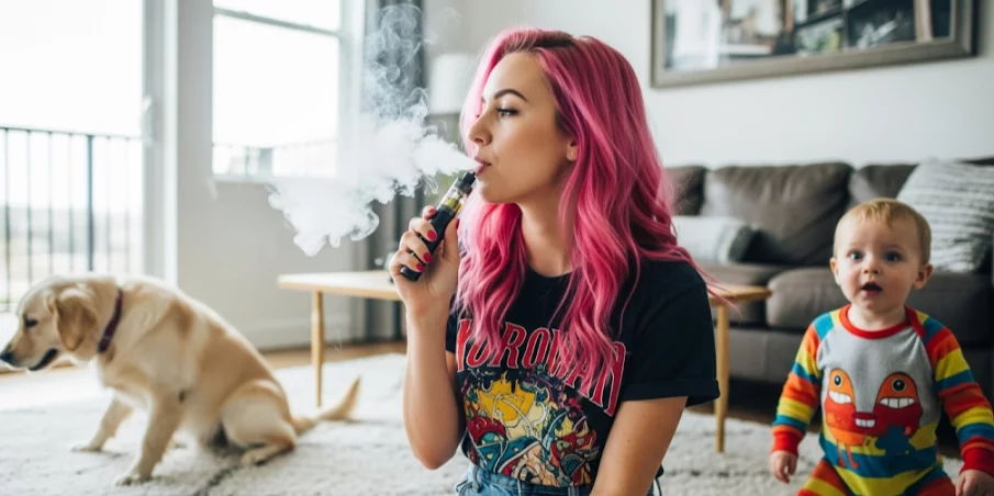 Is Vaping Indoors Safe for Pets and Family?